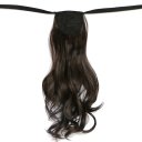 Wig Tie On Ponytail Banded Curly Hair Wig 6B