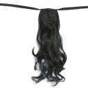 Wig Tie On Ponytail Banded Curly Hair Wig 1#