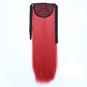 Wig Tie On Ponytail Banded Straight Hair Wig 130M