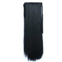 Wig Tie On Ponytail Banded Straight Hair Wig 1#