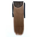 Wig Tie On Ponytail Banded Straight Hair Wig 10#