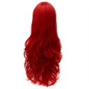 LW-898 RED Fashion Cosplay Wigs Airy Curl Hair Red
