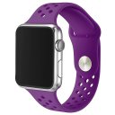 Replacement Watch Band for Apple WatchSeries 1&2 Soft TPU 42mm Sport Purple