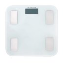Fashion Bluetooth Body Fat Monitor Digital Precision Scale LCD Display White