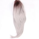 Womens Fashion Long Hair Straight Hair Wig Human Full Wigs High Temperature Silk