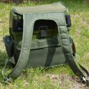 Nylon Fishing Gear Backpack Adjustable Shoulder Straps Knapsack for Outdoor