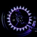 7 Led Full Color Waterproof USB Rechargeable Bicycle Wheels Lights Bike Lights