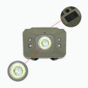 Waterproof Double Button Headlamp Lightweight Headlight 1 XPE 4 LED Flashlight
