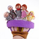 Story Finger Puppets Animals And People Family Members Educational Toy