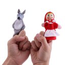 Fanny Story Finger Puppets Animals And People Family Members Educational Toy