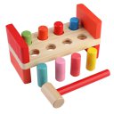 Animal Knock Tables Pounding Bench Toddler Educational Toy Wooden Piling Beat