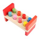 Animal Knock Tables Pounding Bench Toddler Educational Toy Wooden Piling Beat