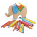 Elephant Camel Gift Box Elepant Balance Wooden Children Puzzle Toy Color Stick