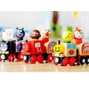 Cute Wooden Toy Magnetic Six Pcs Small Train Cars Vans Educational Toys Children