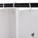 Hot Creative Paraquat Tree Polyester Bathroom Shower Curtain W/12 Plastic Hooks