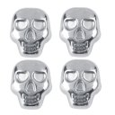 High-end hotels Bar Stainless Steel Skull Shaped Ice Grain -12 ℃ Freezing Point