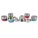 6pcs/set Magnetic Stainless Steel Spice Storage rack/Seasoning Jars Containers