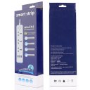 Power Strip Surge Protector 3 Outlets and 4 Ports High Speed Smart USB Charging