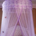 Fashion Round mosquito nets Luxury Princess Pastoral Lace Bed Canopy Net Crib