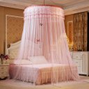 Fashion Round mosquito nets Luxury Princess Pastoral Lace Bed Canopy Net Crib