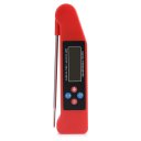 Foldable Digital Kitchen Thermometer Probe Luminous Voice Broadcast Functions
