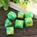 Double Color Hit Color Game Dice 7 Capsules, Perfect For Wod Or Math Dice Games