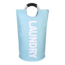 Collapsible Pop Up Laundry Hamper Bags for Heavy-duty Use with Alloy Handles
