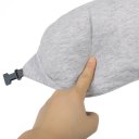 Sleeping Quality Memory Foam Neck Pillow with Hoodie Comfortable U Shaped Pillow