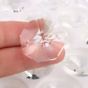 Transparent Beads 22MM Crystal Beads Chandelier Parts Prism Wedding Decor