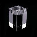 Set of 3 Cylinder Crystal Vases Wedding Centerpieces Tea Light Candles Holder