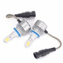 H9 Highlighting Ultra Bright C6 Fog Lamp COB Light 130LM/W Great Cooling for Car