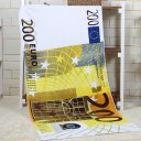 Fashion 70*150cm Printed Microfiber Euro Adults 200 Euros Printing Beach Towel