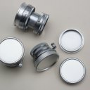 for Leica L42 M42 42mm screw lens metal body cap and rear cap back cap silver