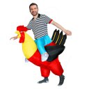 Inflatable T-rex Fancy Suit Novelty Pretended Dinosaur Costume Adult Size