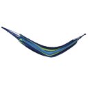 Outdoor Hammock For One Person Canvas Hammock With Cloth Bag Rope Blue Colorful Strip