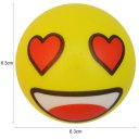 Stress Relief Therapy Squeeze Ball PU Balls Emoji Hand Wrist Finger Exercise 6pcs/pack