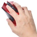 JITE-5016 Wireless Bluetooth Mouse USB2.0 Red+Black