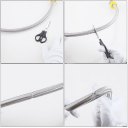 Faucet Connector Stainless Steel Braided Supply Hose 3/8-Inch Female Compression Thread x M10 Male
