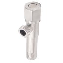304 Stainless Steel Triangle Valve Thick Anti-Burst Diverter Faucet Hot And Cold Sink Water Stop Val