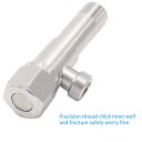 304 Stainless Steel Triangle Valve Thick Anti-Burst Diverter Faucet Hot And Cold Sink Water Stop Val