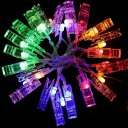 Clips String Lights 3.2Meters 20Beads Colors Light