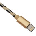 Data & Power Charger Cable for Apple Lightning Champagne Gold