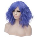 Short Curly Hair Wigs SW2101F16bluepurple