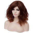 Short Curly Hair Wigs SW2101F18 Dark orange