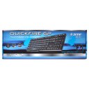 KB-101 Standard Gaming/Office USB Cable Keyboard Black