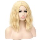 Curly Hair Wigs A71 SW2061 Pale Gold
