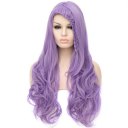 Long Curly Hair Wigs A83 LW1508 Purple