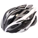 Outdoor Goods Protective Helmet Safety Helmet Unibody Cycling Helmet 002 Black+White