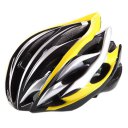 Outdoor Goods Protective Helmet Safety Helmet Unibody Cycling Helmet H015 Yellow+Silver+Black