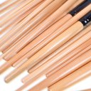 Raw Wood Makeup Cosmetic Brush Set 24 Brushes